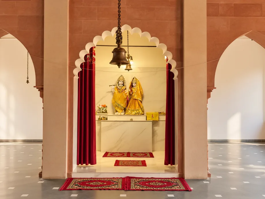 Shri Gopal Ji temple, at the heart of the gram